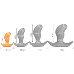 TheAssGasm Plug Pods S 9 x 3.5cm Orange